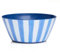 FAHAAM Plastic Salad Bowl, Striped Melamine Serving Bowl, Plastic Salad Serving Bowls, Large Serving Bowl for Fruits, Outdoor Dining Tableware Serving Dish for Home & Kitchen/Garden/Picnic.