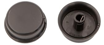 Väck vridknapp svart för termostat | originalreservdel inkokningsmaskin WAT 14, 15, 24, 25, 34 & 35 | robust plasthandtag, perfekt passform och lätt att byta ut