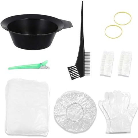 LACHT Set Di Pennelli Per La Tintura Dei Capelli, Accessori Per La Tintura Dei Capelli, Strumento Per La Tintura Dei Capelli, Con Pettine Per La Tintura Dei Capelli, Guanti, Per Il Fai Da Te