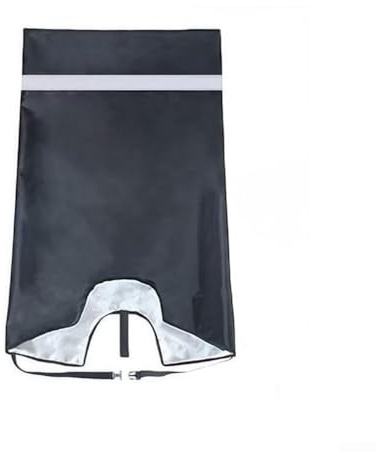 Cubierta impermeable 420D para sillín trasero de bicicleta, protección infantil para asiento con tela a prueba de polvo, ligera y fácil de usar con cierres y cordón (tiras reflectantes)