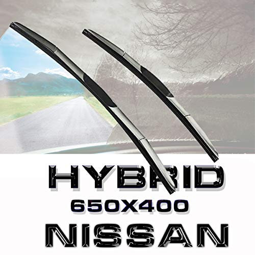 Jurmann Trade GmbH® 2 x Hybrid-Technologie 650/400 mm Scheibenwischer Aero Japan Premium Vorne X-Trail; T32; Murano II; Z51; Qashqai II; J11, J11_