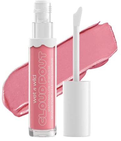 wet n wild, Cloud Pout Marshmallow Lip Mousse, Barra de Labios Líquida Mate, Fórmula que no Reseca y de Larga Duración con Aceite de Argán, Aceite de Aguacate y Vitamina E, Pour Some Suga On Me