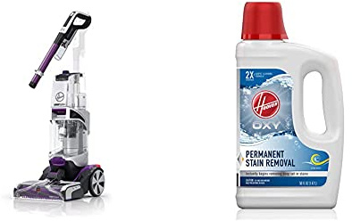 Hoover SmartWash Automatic Carpet Cleaner Machine with Spot Chaser Stain Remover Wand, Shampooer Machine for Pets Oxy Deep Cleaning Carpet Shampoo, Concentrated Machine Cleaner Solution