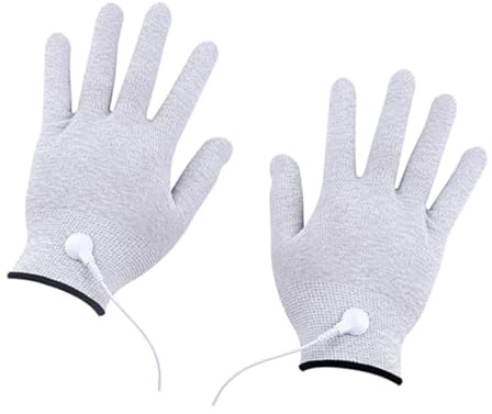 Homsfou Guantes Conductores PortáTiles Para De Manos Guantes Profesionales Ten-S Para Alivio De Artrosis En Mujeres Y Hombres Accesorio De Masaje Flexible Y Reutilizable