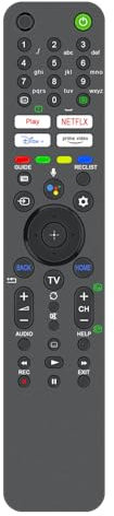 AULCMEET RMF-TX521E Telecomando di Ricambio Vocale Compatibile con Sony 4K OLED Smart TV KD-50X80J KD-50X81J KD-50X82J KD-55X80J KD-55X81J KD55X80J KD50X89J KD50X82J KD50X81J KD50X80J KD43X89J