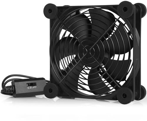Bigqin Ventilador PC 120mm, 5V Ventiladores PC con 3 Velocidades Ajustables Silencioso para Ordenador, DVR, Xbox, TV Box, Enrutador, Receptor