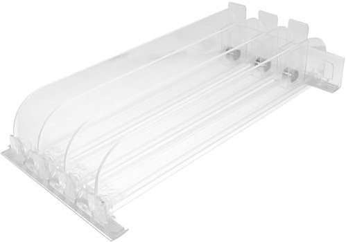 HEALEEP 3 Pezzi Distributore per Bevande e Snack Pusher per Organizzatore per Cosmetici e Snack Resistente per Supermercati e Negozi