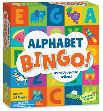 Alphabet Bingo! Letter Learning Game for Kids 4-Year-Old - Foreign Language boardgame English