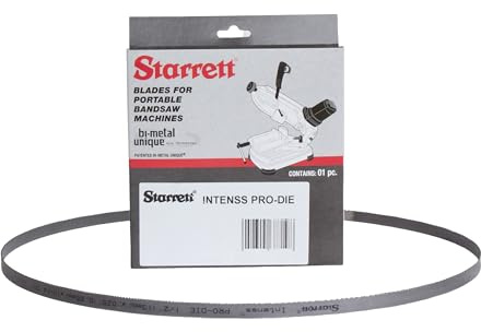 Starrett Intenss Pro-Die - Hoja de sierra de cinta inalámbrica portátil 1335 x 13 x 0,65 mm, 10-14 tpi
