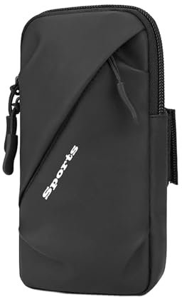 AUTOECHO Handy-Armtasche,Lauf-Handy-Armtasche - Jogging-Übungs-Gymnastik-Arm-Handgelenk-Tasche - Armband-Handytasche, wasserdichte Tasche, Schlüsselkartentasche, Lauf-Handy-Armbandhalter für Männer,