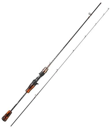 FZL02068LM Angelrute Angelrute Carbon Fiber Casting Lure Pole Köder Gewicht 1-9g Schnelle Forellen Angelruten for Fluss Stream See Angel(1.8m)