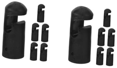 BESPORTBLE Universal Trampolinstangenkappen, 12 StüCk Ersatzteile Aus VerschleißFestem Kunststoff, Schutzabdeckungen FüR Trampolinstangen Und -Kappen, Entfernen