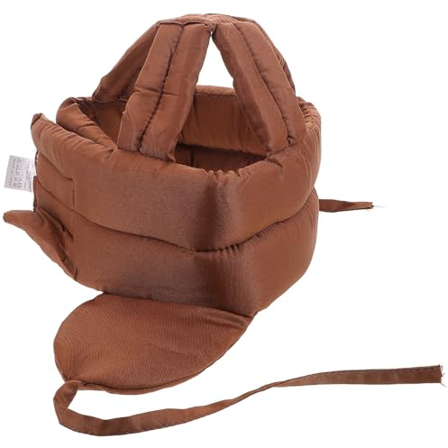 Lurrose Casco de Seguridad Anticaídas para Ancianos Ajustable, Gorro Protector de Algodón Espuma y Orejeras, Transpirable y Cómodo para Uso Doméstico y Cuidado Senior