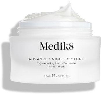 Medik8 Advanced Night Restore - Rejuvenating Multi-Ceramide Night Cream - Moisturiser - Deeply Nourish and Visibly Firm Your Complexion While You Sleep - 50ml