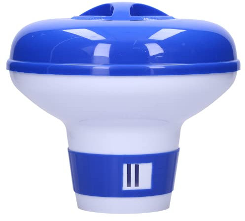 Purepower Dispensador Cloro Flotante para Piscina 200g, Dosificador de Pastillas de Cloro | Flotador Dosificador para Piscina de Hidromasaje, SPA | Accesorios de Piscina para el Cuidado de la Piscina