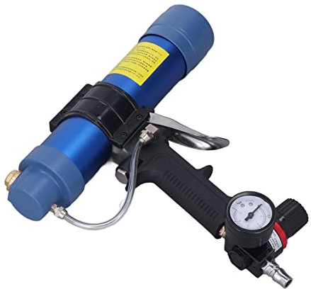 Pistola sigillante per vetro ad aria, alta efficienza 1/4 Design del pulsante di ingresso Pneumatico Pistola per colla Valvola di controllo della pressione perdita Funzionamento