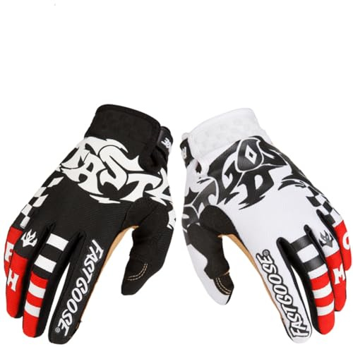 EXCEREY Cycling Gloves Touch Screen MTB Bike Gloves with Gel Padding Breathable Mesh for Men/Women All-Season Mountaineering(Black, XL)