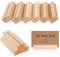 IheDovb 10 Stück Kartenhalter Holz, 2mm Stabil Tischkartenhalter Menükartenhalter Holzständer für Karten