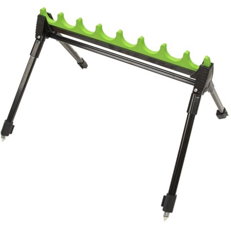 MiOYOOW Supporto Telescopico per Canna da Pesca, Porta Canne con 8 Fori in EVA, Poggia Canna Telescopica da Pesca per Acqua Dolce e Salata All'Aperto