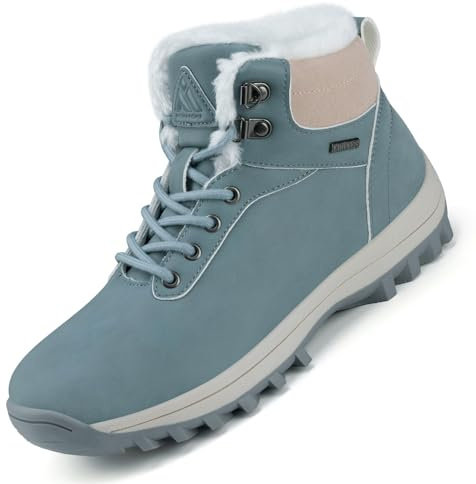 Mishansha Bottines Hiver Chaudes Fourrées Homme Femme Taille 36-48 EU
