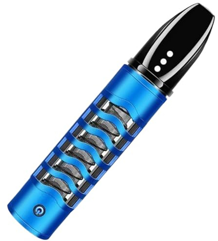 Cenicero portátil, cenicero de automóvil, homónimo portátil eléctrico sin envejecimiento, Encendedor de Cigarrillos Recargable para Hombres, con Tapa