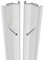 Stormguard Aquacarrier Qlon Around Door Seal Durable Draught Excluder Weather Proofing Strip External. 5 x 1050mm Lengths (White)