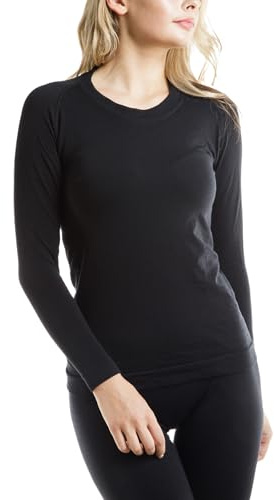 Relaxsan Zero 3620 (Svart, XS) Tröja Termisk Kort ärm Dam Rund hals Merinoull