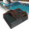 Pool-Laubnetz Abdeckung, Rechteckig Poolabdeckung Winter, Schwimmbadabdeckung Rechteckig für hält Laub aus Ihrem Pool fern, Vielseitiges Netz in Schwarz(Size:4x6m(13×19.7ft))