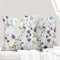 ECZOIL 2er Set Boho Kissenbezüge 50x50 cm, Blumen Dekorative Kissenhülle Kurzer Plüsch 20x20 Inch Doppelseitiger Druck Dekorative Kissenbezug für Wohnzimmer Sofa Schlafzimmer-Lila Gänseblümchen