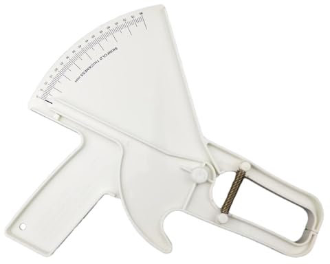 Hautfettmessung, Körperfitness-Messgerät | 0–88 mm Fat Skinfold - Handheld-Doppelfeder-Fettband, professionelles tragbares Messwerkzeug für Bodybuilder