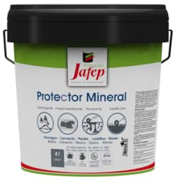 Jafep Protector Mineral 4L, Hidrofugante Impermeabilizante y Transpirable para Piedra, Hormigón, Cemento y Ladrillo