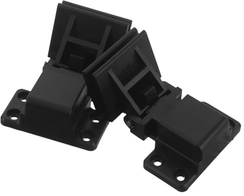 CAXUSD Cerniere per Coperchio Antipolvere in Plastico Nero Struttura Stabile e Compatibilità per Copertura Casa Audio