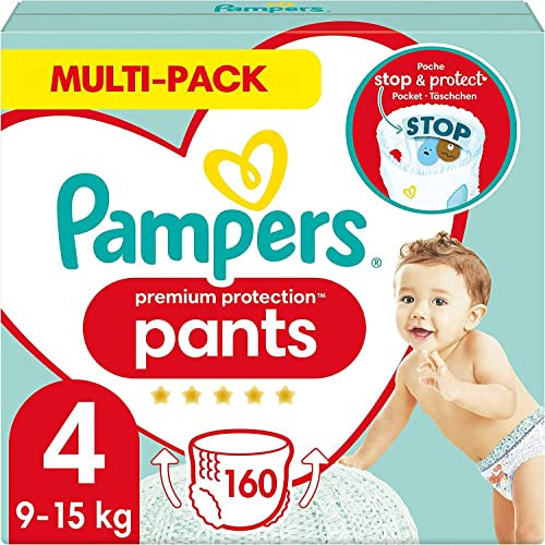 Pampers Premium Protection Pants Gr.4 Maxi 9-15kg Monatsbox