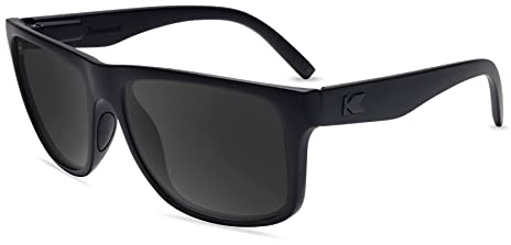 Knockaround Torrey Pines Sport - Polarized Running Sunglasses for Women & Men - Impact Resistant Lenses & Full UV400 Protection, Black on Black