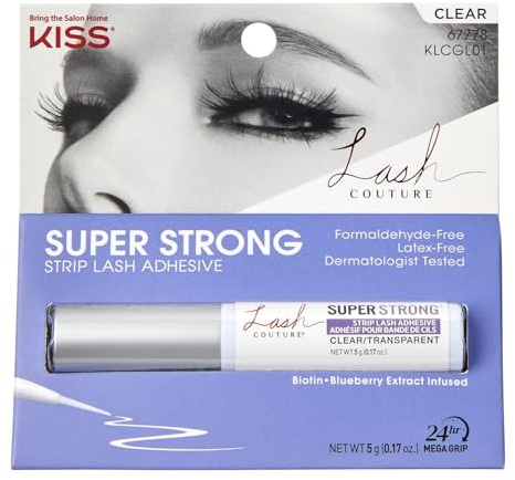 Kiss Lash Couture Adhesive Strip Lash Super Strong Hold (Pack of 2)