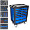 Hyundai Tool Chest with Tools Included, 175 piece DIY & Automotive Tools, 7 Drawer, Castor Mounted, Rolling Tool Cabinet, Double-depth tool storage - 2 Year Warranty