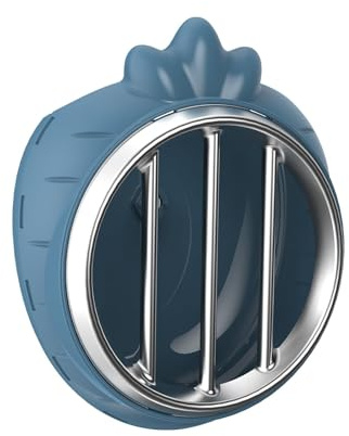 Mangeoire Lapin, Râtelier à Foin Suspendu pour Petits Animaux Chinchilla, Cochon d'Inde (Bleu)