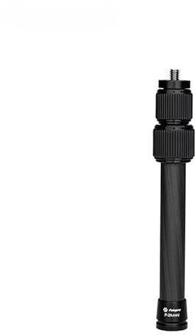 Fotopro Tubo de extensión de trípode de fibra de carbono de 31 cm, columna central de trípode de 2 secciones, carga máxima de 11 libras
