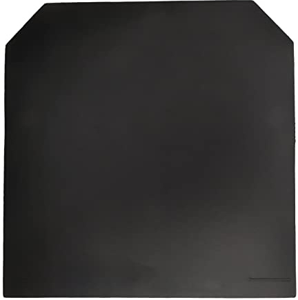 Adfaga Goma de Paleta de Pong con Esponja Alta Mesa de Elasticidad reemplazo de Goma de la Raqueta de Tenis para el Entrenamiento para Principiantes Superficiales de Goma Suave de (Negro)