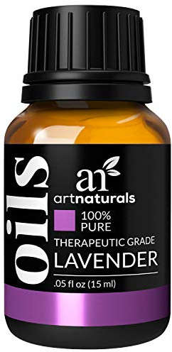 ArtNaturals 100% Pure Lavender Essential Oil - (.5 Fl Oz / 15ml) - Premium Undiluted Therapeutic Grade Natural from Bulgaria - Aromatherapy for Diffuser, Sleep, Relaxation, Skin and Hair Growth