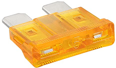 Heschen Fusibile a lama standard ATC-5 per auto, camion, 5A, arancione, confezione da 50