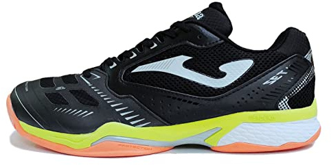 Joma Set Men 2201 TSETW2201P, Mens Tennis Shoes,Padel Shoes, Black, 44 EU