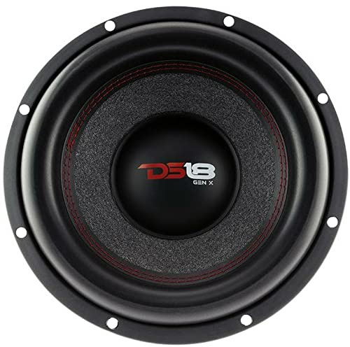 1 DS18 GEN-X104D subwoofer 10 25 cm 250 mm Durchmesser 400 watt rms und 800 watt max dvc dual Voice Coil 4 + 4 ohm kofferraumhaube, 1 stück