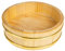 Luxshiny Japanische Sushi Reisschale - Holzmischwanne FüR Reis, 22 Cm Durchmesser, Traditionelle Sushi Badewanne FüR Restaurant Und KüChe