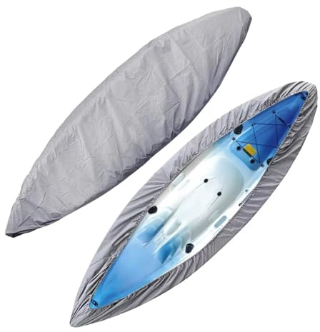 VOBOR Funda Kayak Universal, 420D Impermeable Antipolvo y Anti-UV, para La Pesca, Barco, Kayak, Canoa, Almacenamiento al Aire Libre (4.1-4.5M)
