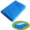 Junhui Tappetino da Piscina Fuori Terra, Tappeto Base per Piscina di Colore Blu, Panno di Terra Rettangolare per Piscina, Pieghevole, Impermeabile, All'abrasione, 295x206cm