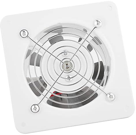 Denash Extractor de Aire para Baño, Extractor de Ventana para Baño, Incorporado, Súper Silencioso, para Dormitorio, Cocina y Baño