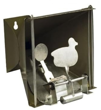 Milbro Knock Down Duck reset target holder 14 x 14cm shooting rifle pistol practice