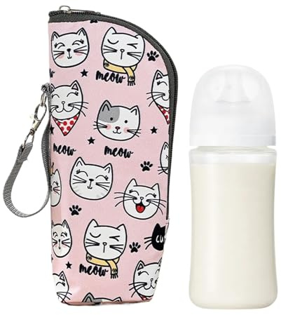 Borsa per bottiglie d'acqua, porta bottiglie refrigeranti, protezione isolata, da viaggio, per asilo all'aperto, estate, picnic, campeggio, gite, infermieristica, B, Refer to description, Unisex