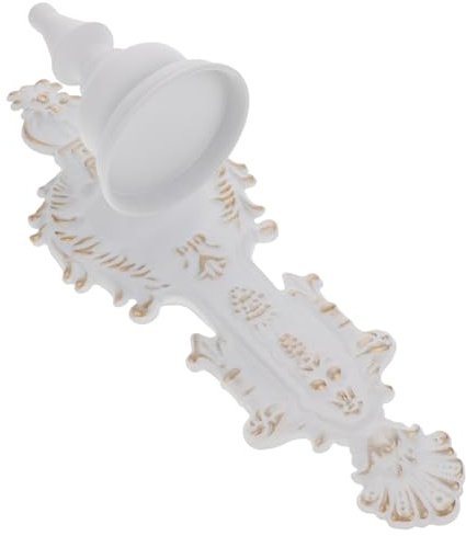 Cabilock Candelabro de Pared Vintage de Hierro Negro, Portavelas Cónico para Decoración Rústica, Soporte Metálico para Velas, Adecuado para Salón y Ambiente Festivo,